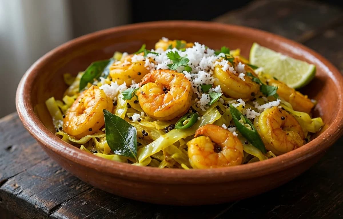 Prawn and Cabbage Stir-fry