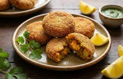 Prawn Rava Fry Cutlets