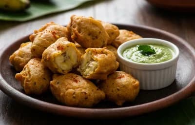 Raw Banana Bajji