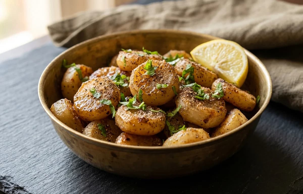 Roasted Water Chestnuts