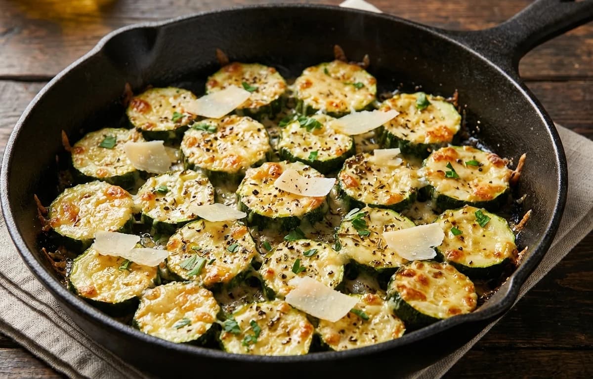 Roasted Zucchini with Parmesan