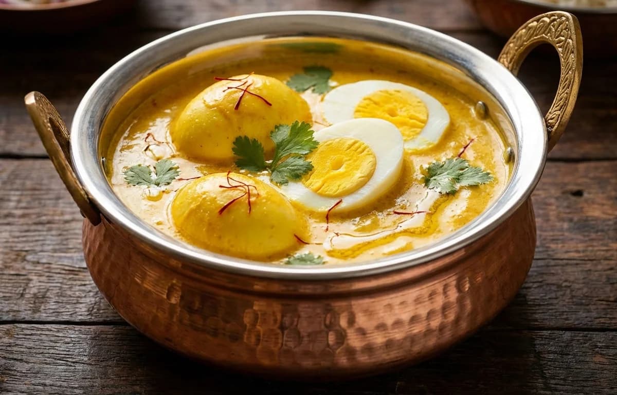Saffron Egg Curry