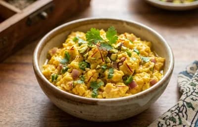 Saffron Scrambled Eggs