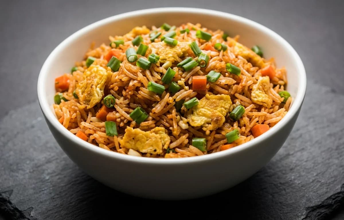 Schezwan Egg Fried Rice