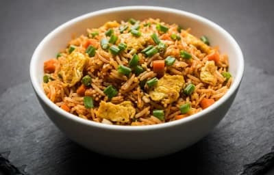 Schezwan Egg Fried Rice
