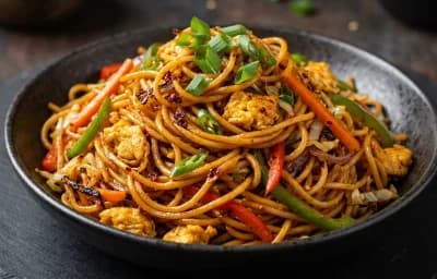 Schezwan Egg Noodles