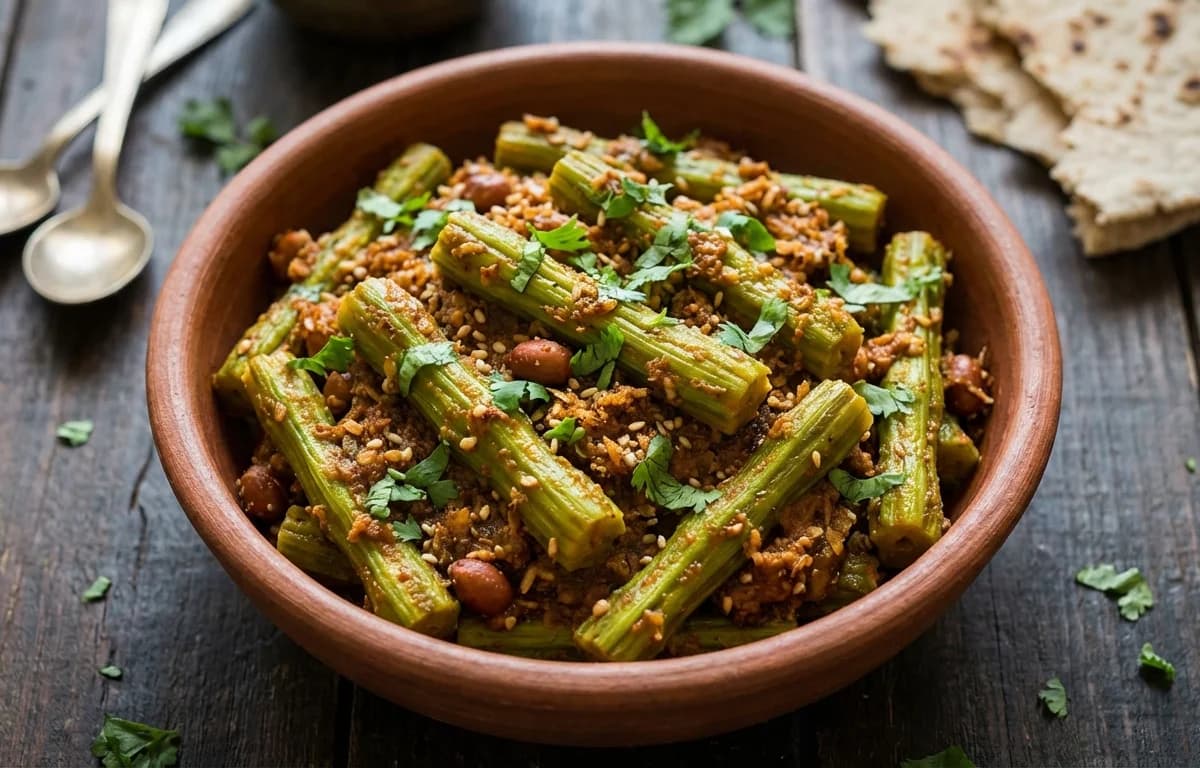 Shevgyachya Shenganchi Bhaji