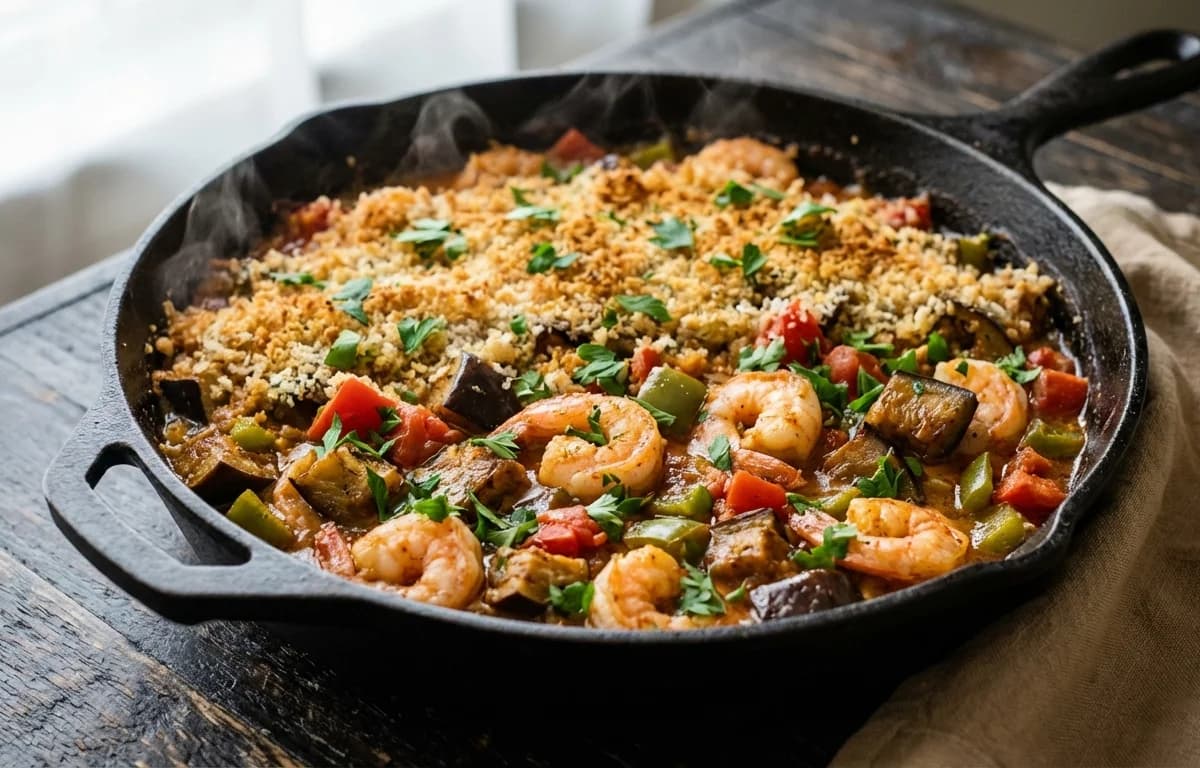 Shrimp Eggplant Casserole