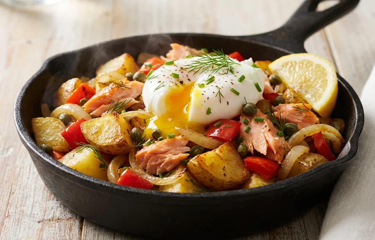 Smoked Salmon Hash