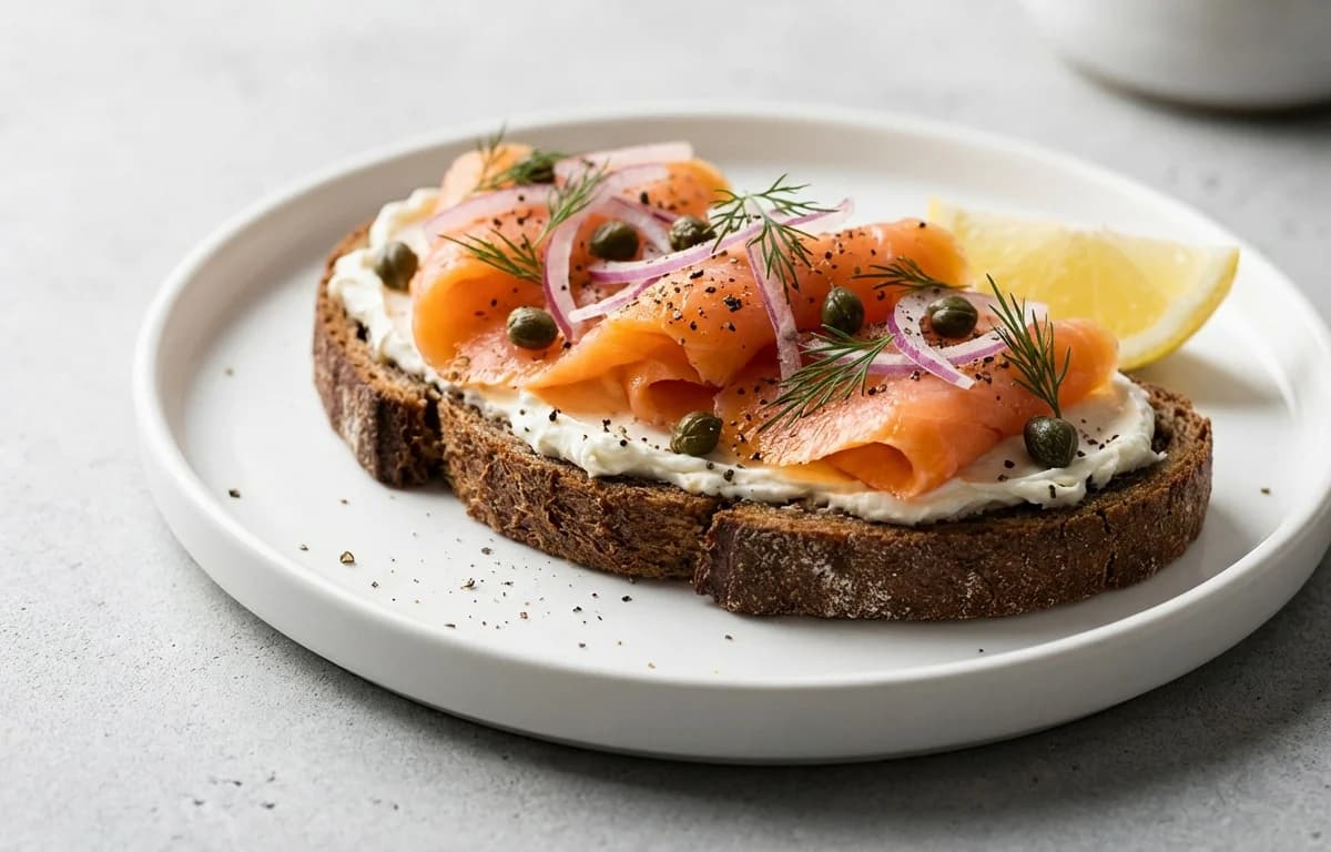 Smoked Salmon on Rye
