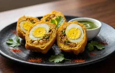 Stuffed Egg Pakora