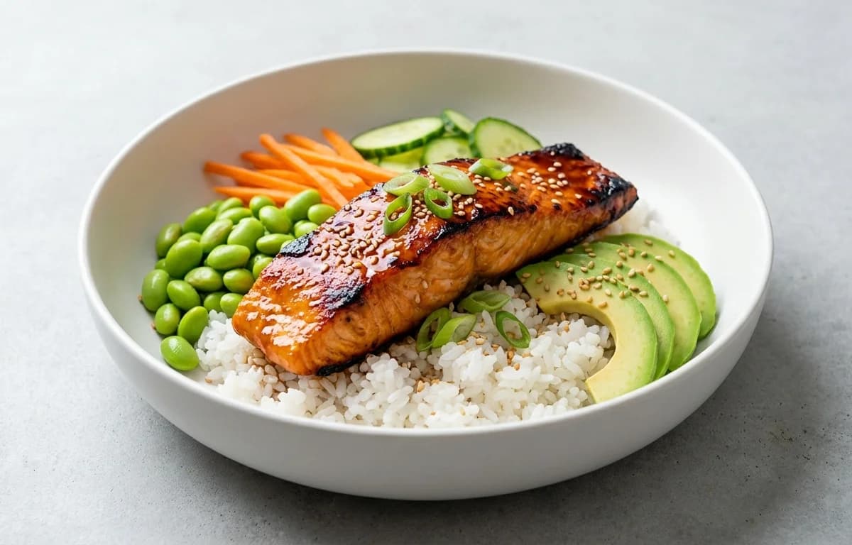 Teriyaki Salmon Bowl