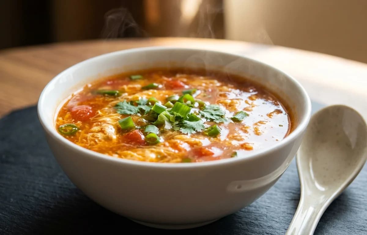 Tomato Egg Drop Soup