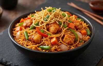 Triple Schezwan Fried Rice