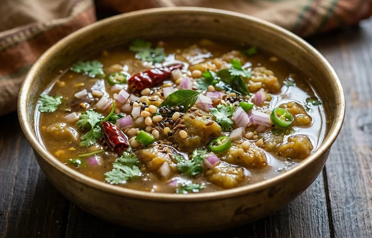 Vankaya Pachi Pulusu