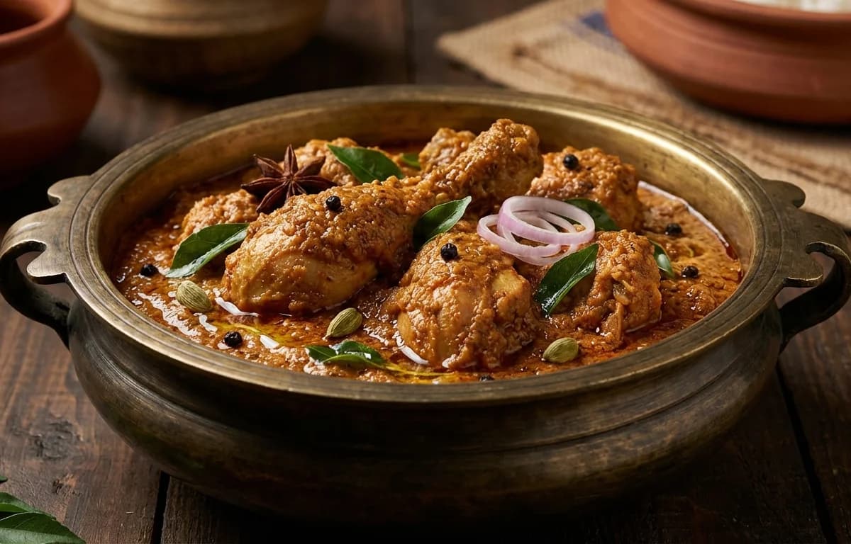 Varutharacha Kozhi Curry