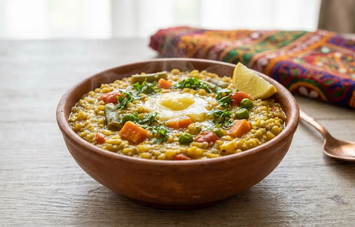 Vegetable Bajra Khichdi