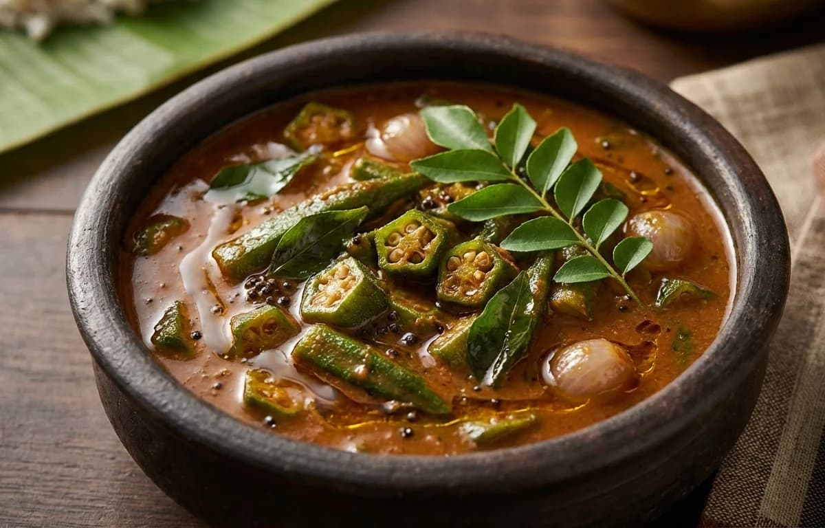 Vendakkai Puli Kuzhambu