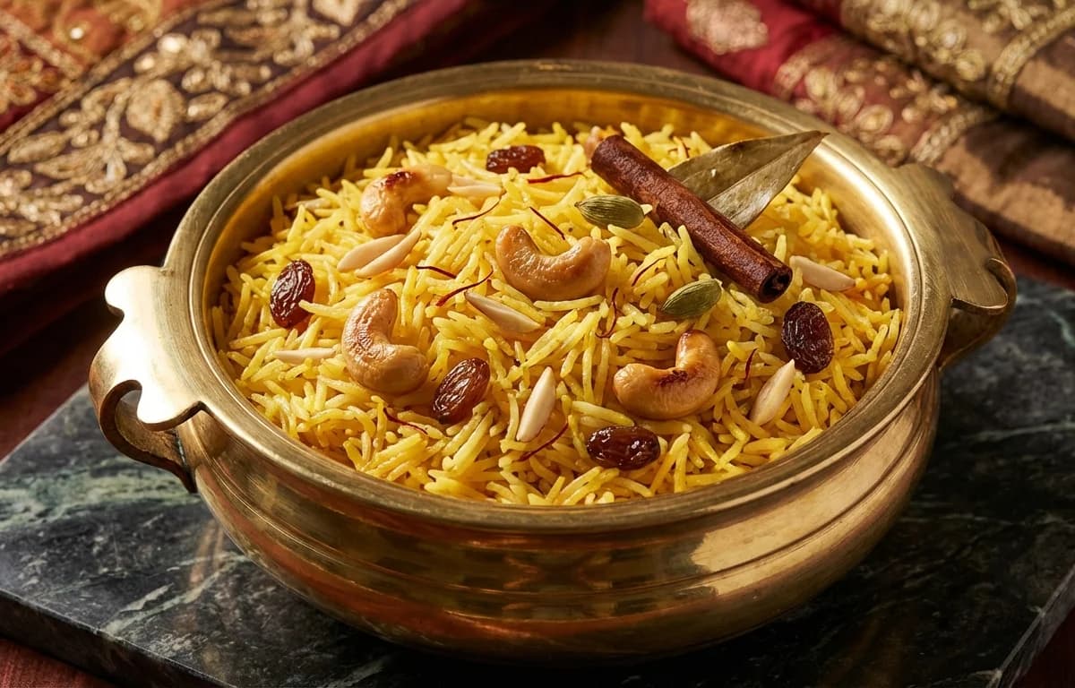 Zaafrani Pulao