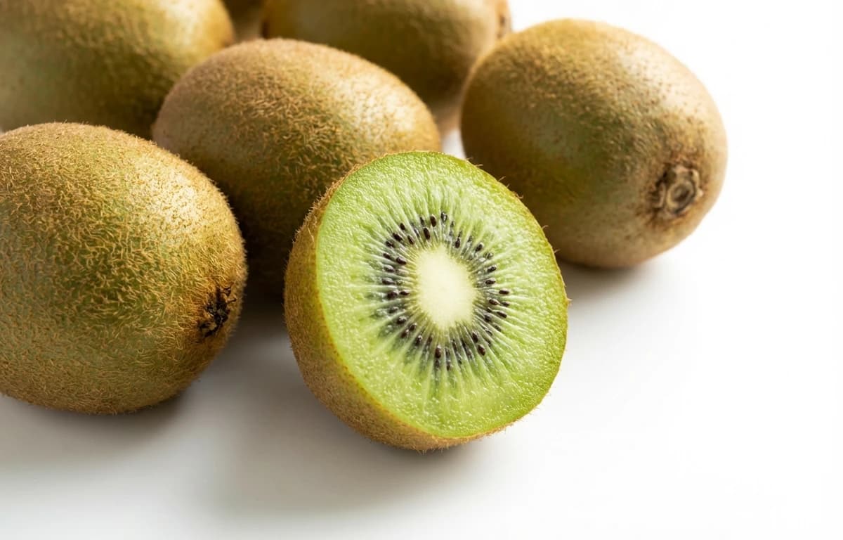 raw green kiwifruit