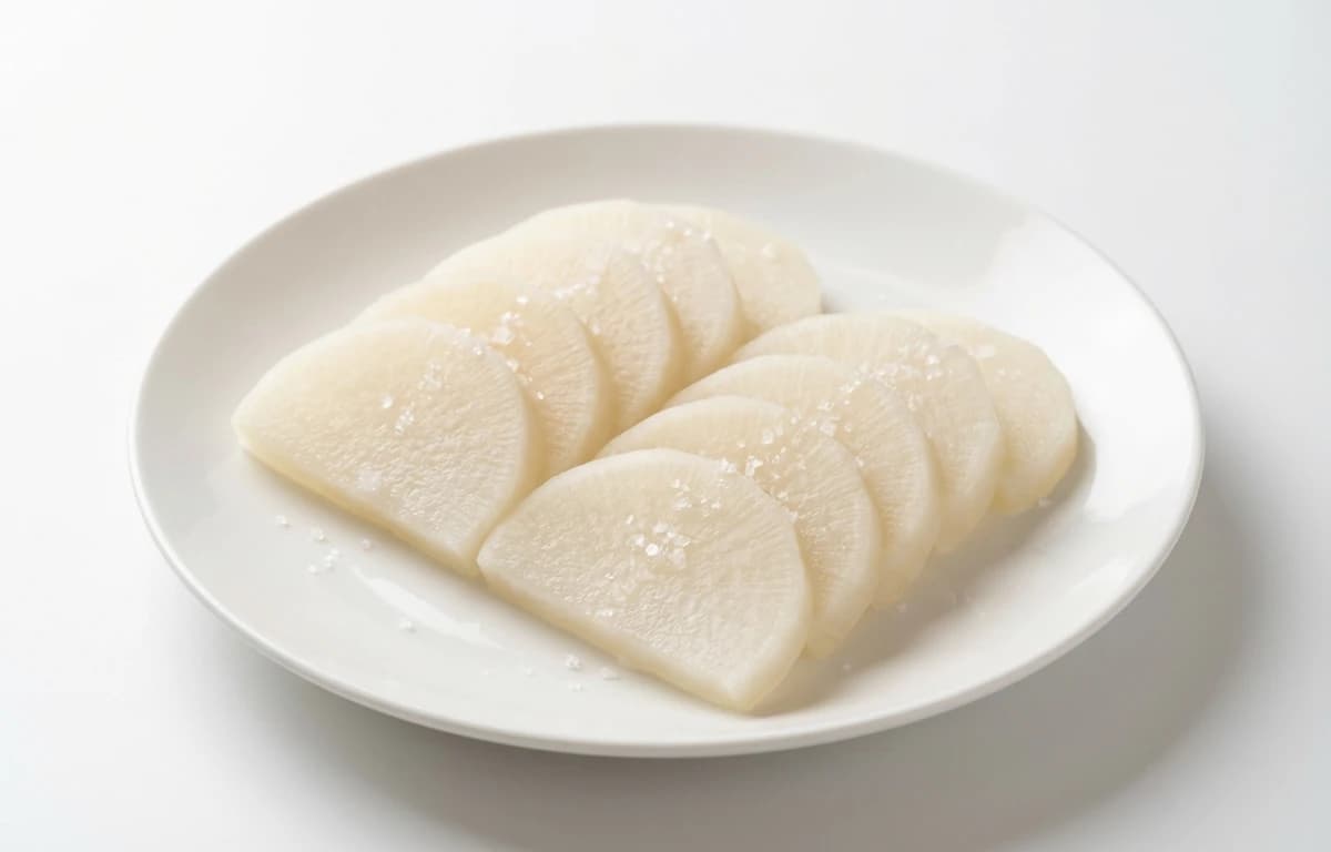 boiled salted oriental radish