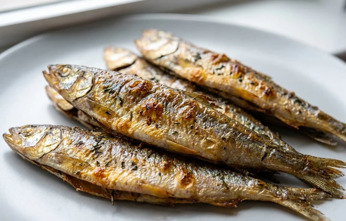 cooked rainbow smelt