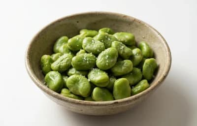 boiled salted broadbeans
