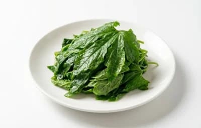 boiled unsalted balsam-pear leafy tips