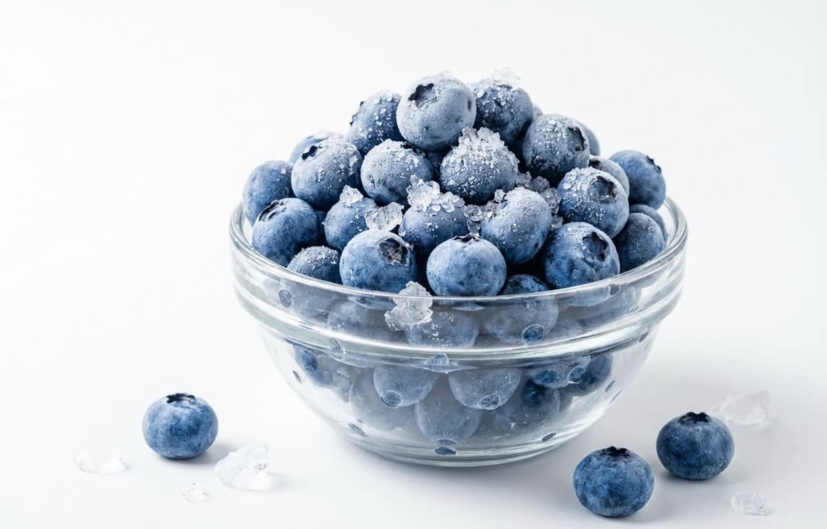 frozen sweetened blueberry