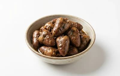 simmered chicken heart