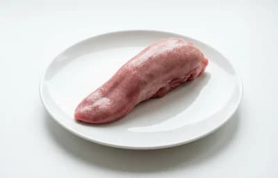 raw lamb tongue