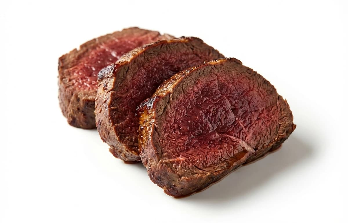 cooked broiled elk round