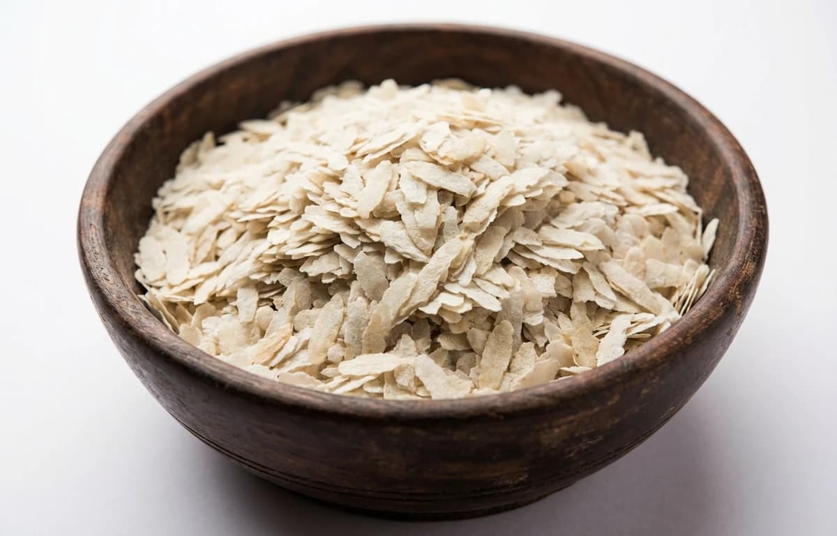 thick flattened rice