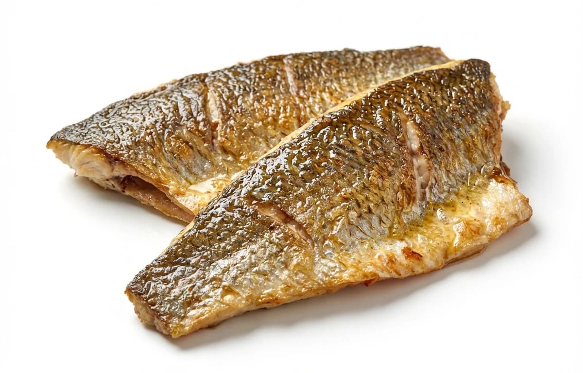 cooked striped mullet