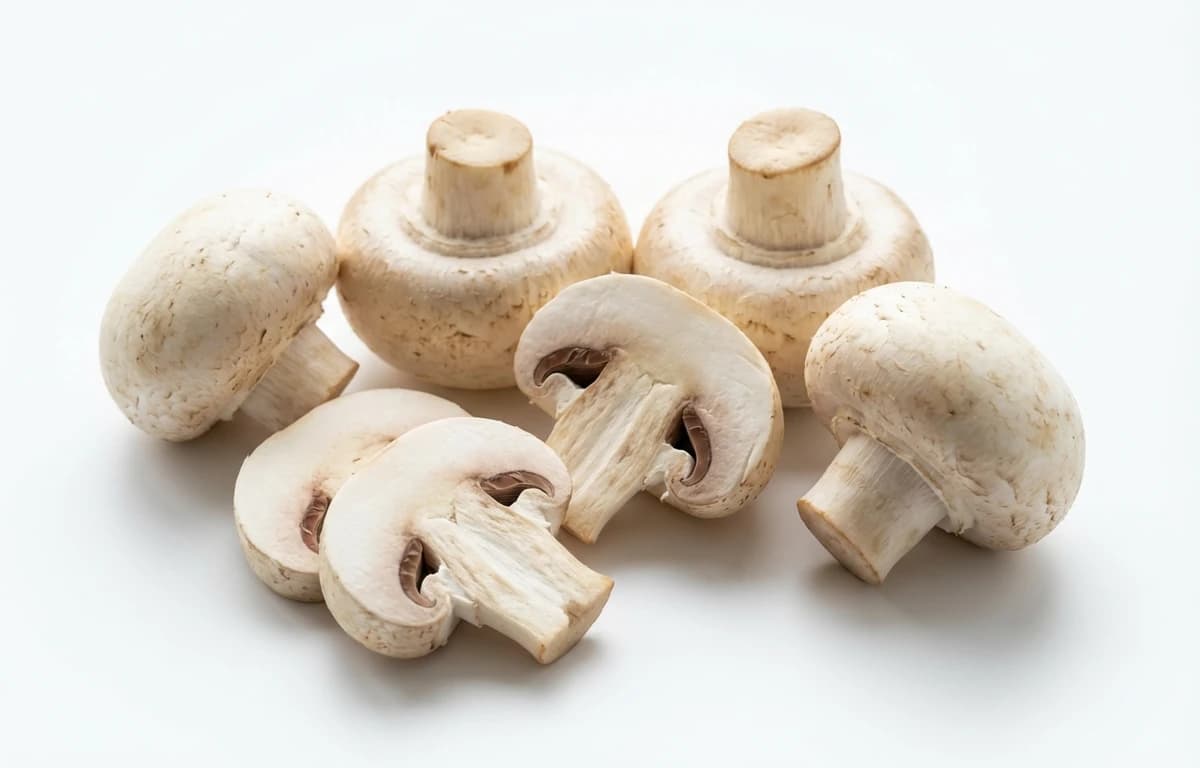 fresh button mushroom