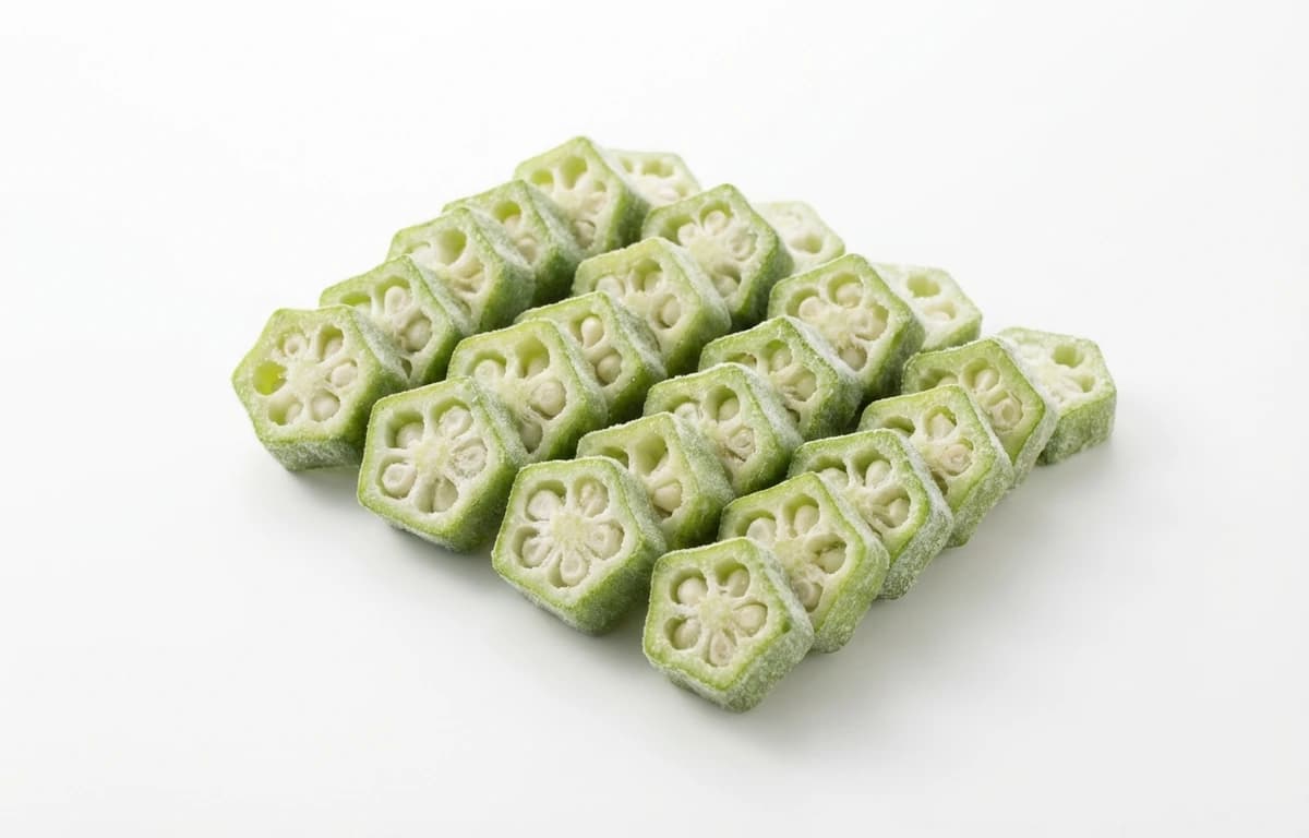 frozen sliced okra