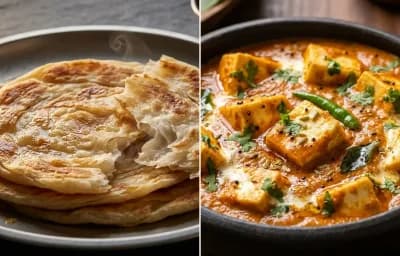 Chettinad Parotta with Palkatti Masala