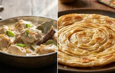 Chicken Rezala with Laccha Paratha