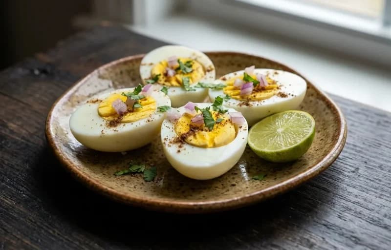Hard-Boiled Eggs with Whole Wheat English Muffin and Greek Yogurt