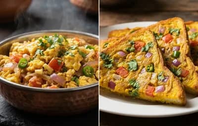 Hyderabadi Khagina with Tawa Bread Toast