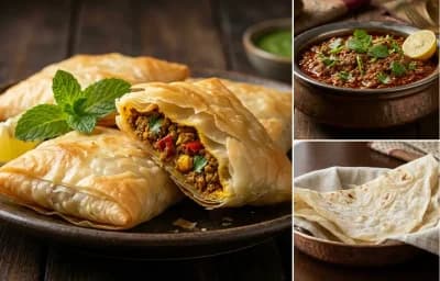 Hyderabadi Lukhmi with Dum ka Keema and Roomali Roti