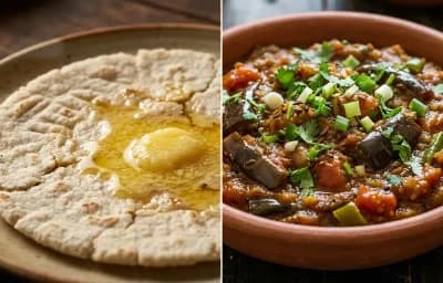 Jowar Bhakri with Ringan no Olo