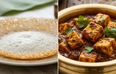 Kerala Appam with Palkatti Chettinad