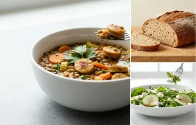 Lentil and Chicken Sausage Stew with Kale Muscle Building