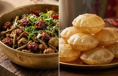 Panchkuta Sabzi with Poori