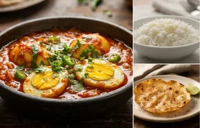 Tamoto Mein Anda with Steamed Basmati Rice
