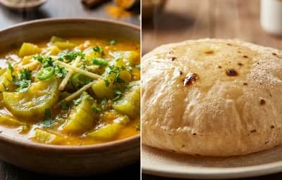 Tori ki Sabzi with Phulka