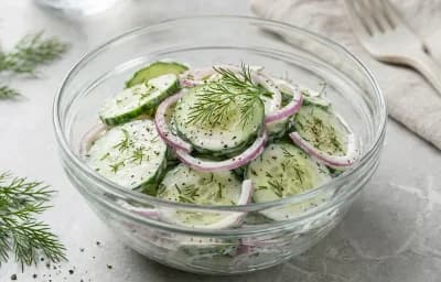 Turkey Pasta with Cucumber Salad and Sunflower Seeds Small Portion