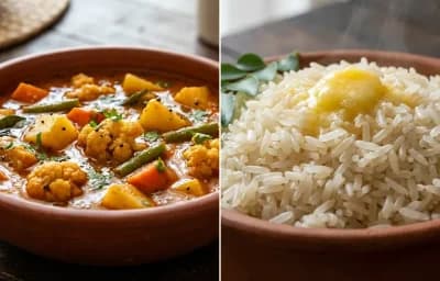 Vegetable Ambot Tik with Ukda Tandul