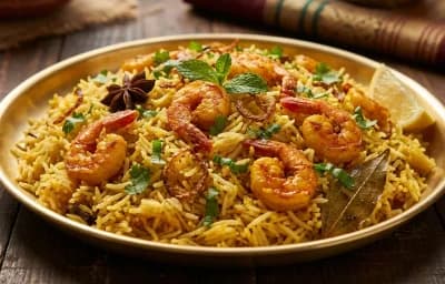 Andhra Prawn Pulao